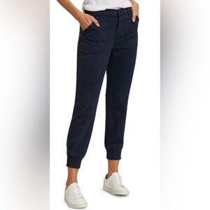 J BRAND ANKLE ZIP ARKIN JOGGERS IN NIGHT OUT NAVY BLUE 26 new! $228